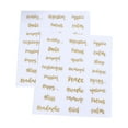 thumbnail image 1 of 5 Sheets Essential Oil Bottle Labels Letters Tag Stickers Creative Oil Bottle Decals Self-adhesive Pasters, 1 of 9