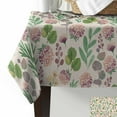 thumbnail image 2 of Green Botanical Rectangle Tablecloths 60x104,Farmhouse Watercolor Flower Plant Leaves Table Cloth Table Cover Indoor/Outdoor Tabletop Decor for Wedding Holiday Party Dinner Baby Shower, 2 of 7