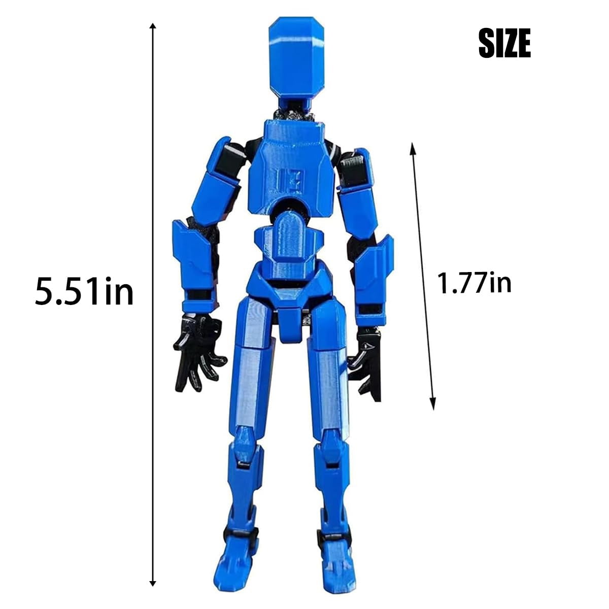 T13 Action Figure Titan 13 Action Figure Robot Action Figure 3D Printed