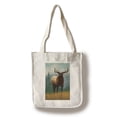 thumbnail image 1 of Elk Scene - Lantern Press Artwork (100% Cotton Tote Bag - Reusable), 1 of 1