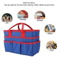 thumbnail image 3 of Bolsa Organizador De Artesanía, 600d Bag De Arte De Tela Oxford Elegante Para La Escuela, 3 of 7