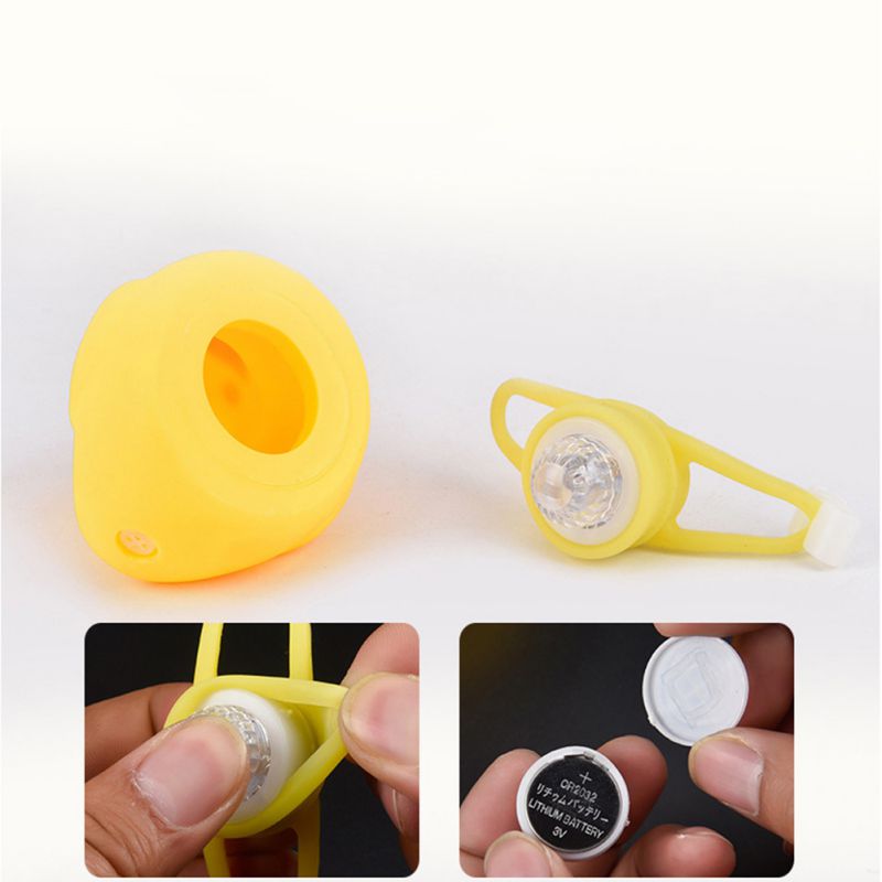 Bicycle Bell Duck Light Bike Horn Bell Cartoon Helmet Bike Motorcycle Handlebar