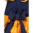 thumbnail image 5 of YiZYiF Infant Baby Girls Halloween Romper Ruffled Bodysuit Birthday Princess Tutu Dress Outfit Yellow&Blue 1-2, 5 of 5