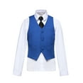 thumbnail image 4 of Boys Suits for Tuxedo Suit for Wedding Suit Set Formal Toddler Boy Outfit with Suit Jacket Vest Pants Collared Dress Shirt and Tie, 4 of 5