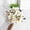 B, variant on Zoowood Artificial Flowers White Lilies Realistic Faux Lily Bouquet for Home Decor Wedding Floral Arrangement Easter Decor, Pure White