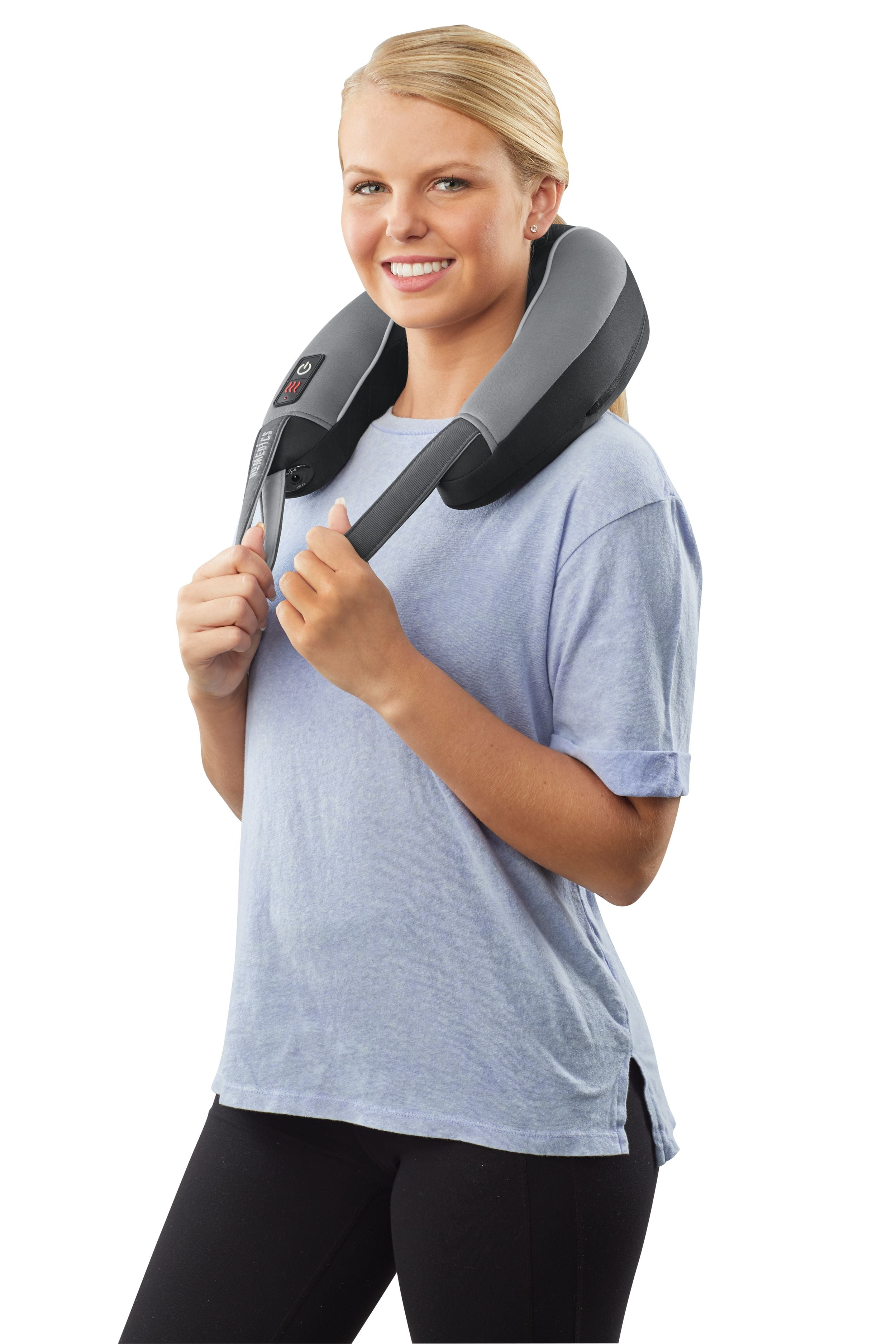 Homedics Neck Massager with Heat - Pro Therapy Elite Portable, Adjustable  Shiatsu and Vibration Massage