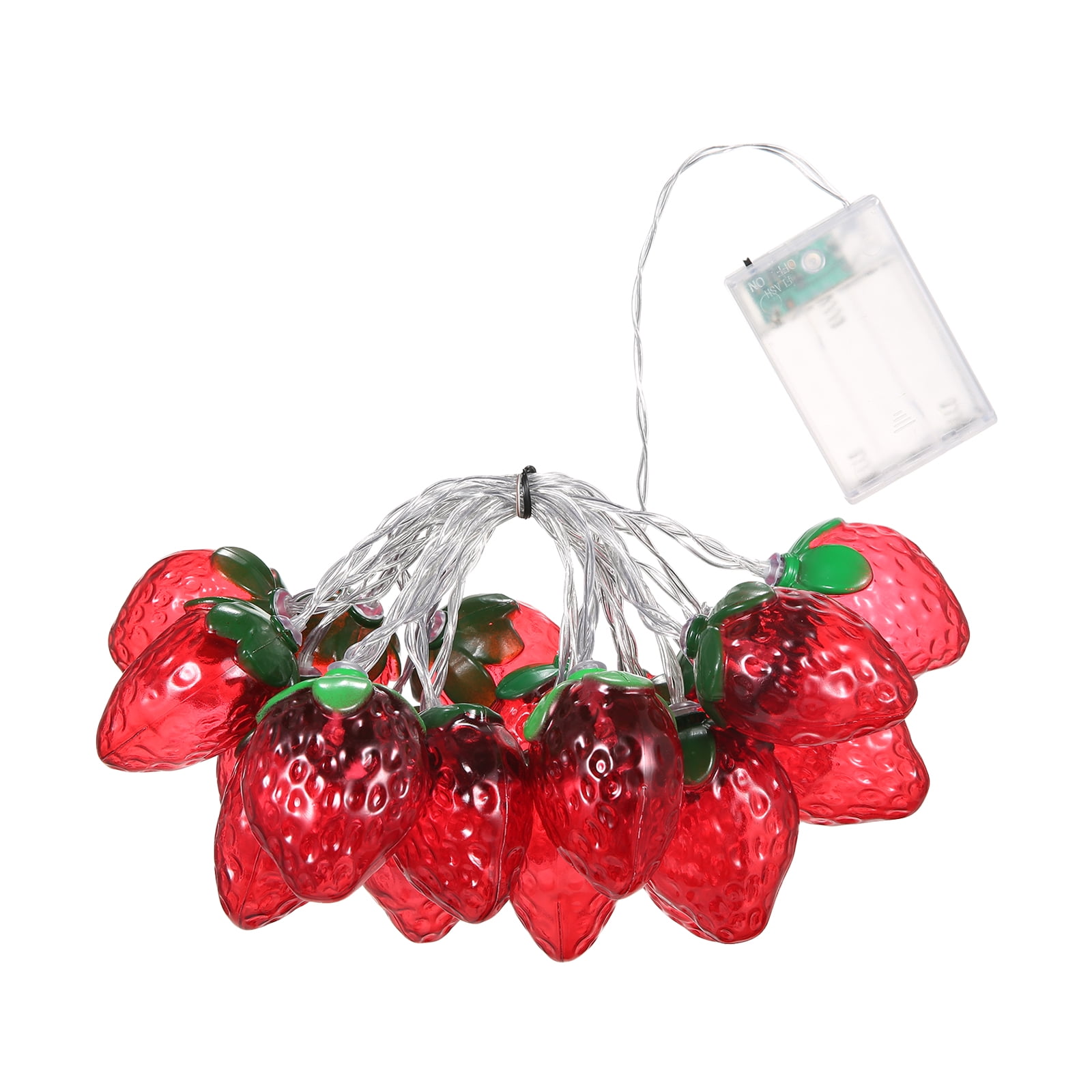 10Ft 20Led Strawberry String Lights Christmas Decorative Fairy Lights Led Hanging Lights On