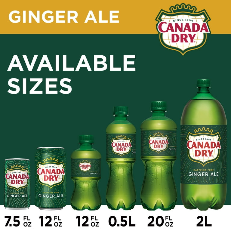 Canada Dry Ginger Ale, 16.9 fl oz Bottles, 6 Pack - Walmart.com