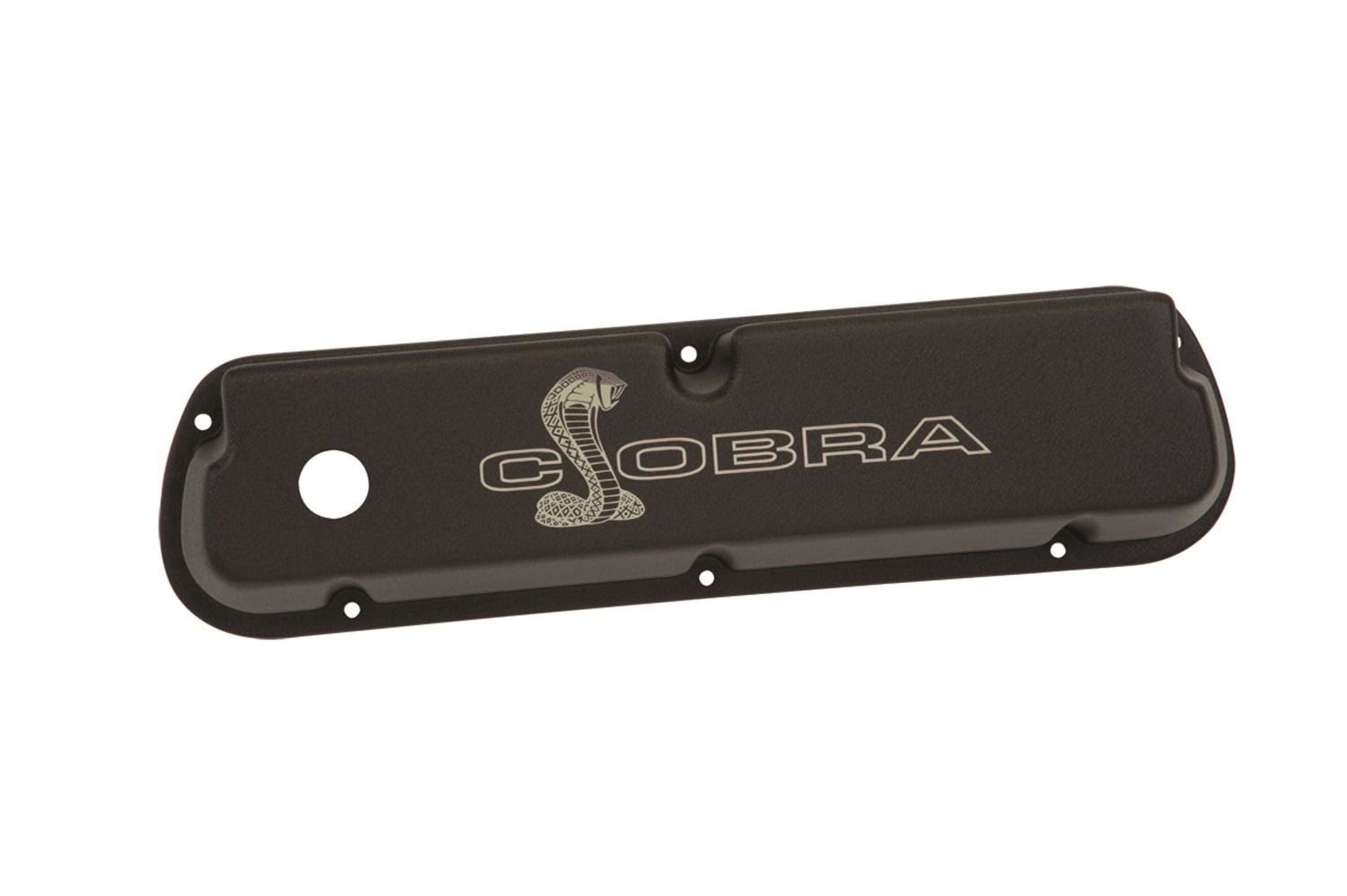 Ford Racing M-6582-LE302SBK SBF Black Valve Cover with Cobra Logo