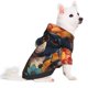 thumbnail image 2 of Balery Cute Colorful Flower French Bulldog Sudadera con Capucha para Perros Pequeños – Ropa para Mascotas, Disfraz para Perros y Gatos, Ideal para Fiestas y Cosplay-Medium, 2 of 7