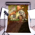 thumbnail image 2 of BSDHOME Polyester Photo Backdrops Fantasy Mushroom Children Photo Props for Studio Photography Background 5x7ft, 2 of 4