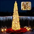 thumbnail image 3 of 5FT PVC Christmas Tree Ornaments Silver Tops Green Christmas Socks Living Room Courtyard Christmas Party Scene Decoration, 3 of 11