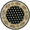 thumbnail image 2 of SAFAVIEH Naples Jayde Floral Bordered Wool Area Rug, Black/Multi, 5' x 8', 2 of 2