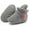 A-navy Grey/, variant on Newborn Baby Cotton Booties Stay On Slipper Winter Warm Soft Shoes Non-Skid Infant Ankle Boots Crib Shoes