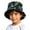 Black, variant on Krdevn Cartoon Excavator Print Reversible Kids Wide Brim Sun Hat Lightweight Breathable Beach Cap for Boys Girls