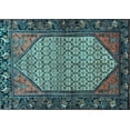 thumbnail image 1 of Ahgly Company Indoor Rectangle Persian Light Blue Traditional Area Rugs, 2' x 4', 1 of 4