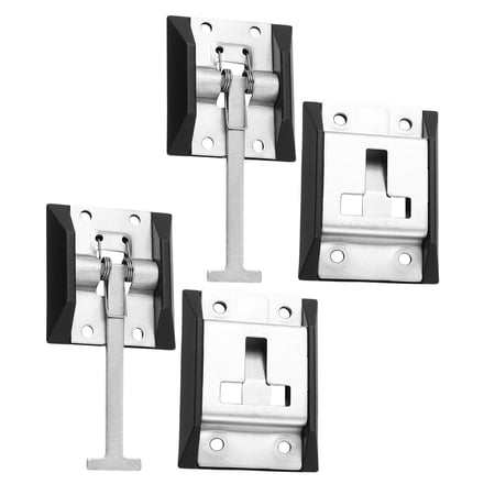 ADDHAT Trailer Door Handle Stainless Steel 4Set 5.1X2.6X0.8In