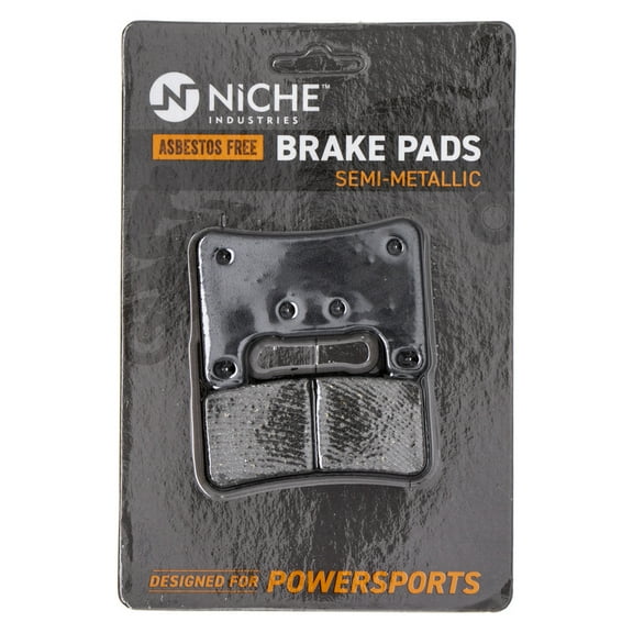 Niche Brake Pad Set for Suzuki GSXR600 Front Semi-Metallic Motorcycle 519-KPA2378D
