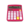 thumbnail image 1 of 12 Digit Desk Calculator Large Buttons Financial Business Accounting Tool(rose Red), 1 of 5