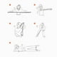 thumbnail image 4 of Banda de resistencia para yoga, correa de Rally, cuerda de tracción moldeadora corporal, cuerda elástica de silicona para yoga, forma de 8 palabras, herramientas de estiramiento para el pecho y, 4 of 5