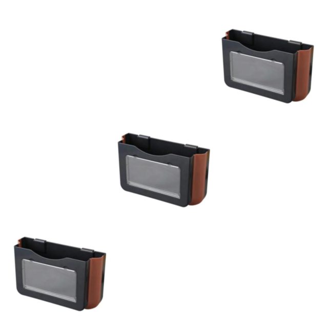 Sidaley Cubo de basura plegable para coche, asiento colgante, cubo de basura, contenedor multifuncional para vehículo, caja de papel para Type1 NO1