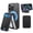 Black, variant on Moko for Magsafe Wallet, 7 Cards Holder Adjustable Stand RFID Blocking Magnetic Phone Wallets, Slim Leather Magnetic Wallet for iPhone 17e/17/16/15/14/13/12 Series, Black