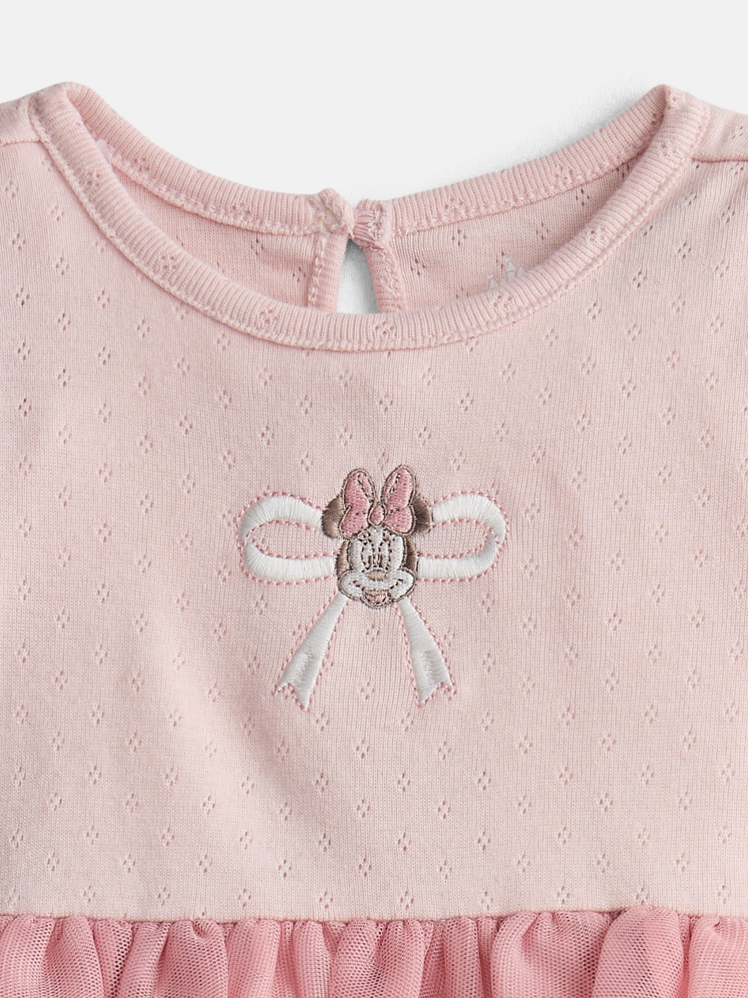 Disney Baby Wishes + Dreams Minnie Mouse Tulle Top and Leggings Set with Headband, 3-Piece, Sizes 0/3M-18M