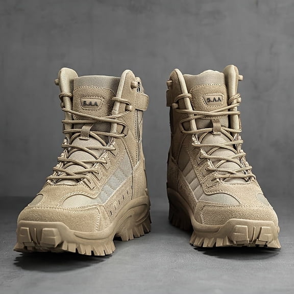[Rugged Style] Men's Boots | Outdoor | Rugged Style | Lace-up Walking Hiking Shoes