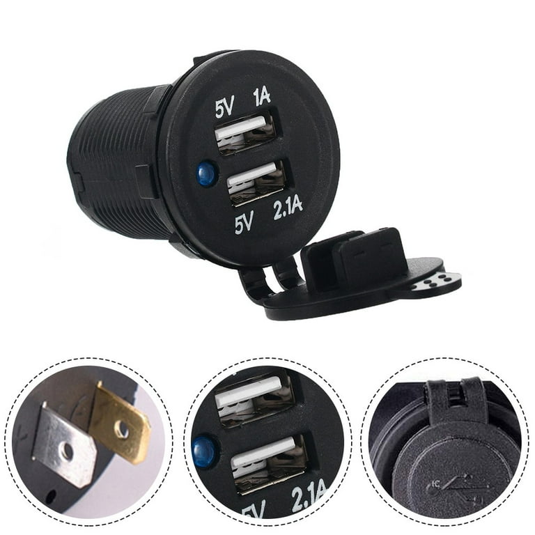 12v CBE C-Line Double Dual USB Socket Charger For Motorhome Campervan  Caravan T5