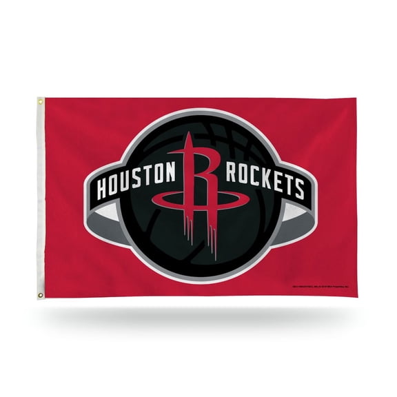 Houston Basketball Rockets Indoor / Outdoor 3x5 Banner Flag with grommets for hanging