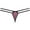Dark Watermelon Red, variant on Botmois Men Underwear Double Belt Bikini Lingerie Thong Silk Soft Pouch T-back G-string Tangas Light Gray M