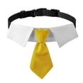 thumbnail image 2 of Pajarita para mascotas jinwen Corbata de moño Amarillo, 2 of 8