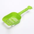 thumbnail image 3 of Innerwin Cats Cleaning Tools Big Spade Face Excrement Shovel Arc Design Pet Neater Cat Litter Scooper Solid Color Puppy Hollow Wear-resistant Plastic Non-slip Green, 3 of 5