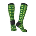 thumbnail image 4 of Daiia Sports Socks Tennis Balls Printed Novelty Crew Socks for Men Women Knee High Socks Cotton Socks Soft & Breathable Support Unisex Socks, 4 of 9