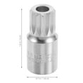 thumbnail image 2 of LOLIPPYY Simple to Use Alloy Oil Drain Socket Tool for Screw Removal, 2 of 8