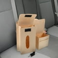 thumbnail image 4 of OUNONA Back Seat Car Organizer Felt Box with Stylish Beige Design and Easy Installation, 4 of 6