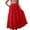 Red, variant on Chiffon Layered Skirt, Flowy Puffy Short Hem Flounce, Party Dress, Casual Elegant Ruffle Waist, High Low Asymmetrical Design, Mini Skirts for Women, Daily Wear