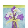 thumbnail image 6 of Northlight Easter Blessings Cross and Lilies Outdoor Garden Flag 18" x 12.5", 6 of 9