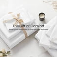 thumbnail image 3 of Sasttie King Size Sheets Set Brushed Microfiber, 4 Piece Sheet Set Upto 16 Inches Deep Pocket Bedding Sheets & Pillowcases - White, 3 of 9