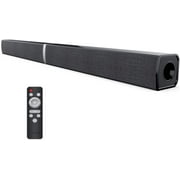TV Sound Bar, MORVVIN Soundbars for TV Wired & Wireless Bluetooth Surround Sound Bars 50W 32-Inch Split Home Theater