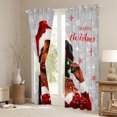 thumbnail image 3 of Homewish Merry Christmas Blackout Curtains Set of 2 (52x84 Each) for Female Men Girls,Xmas Festival Window Curtains,Happy New Year Curtains and Drapes,Super Cozy Room Decor, 3 of 6