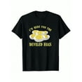 thumbnail image 5 of MAWOTEA I Am Just Here For The Deviled Eggs Patterned Iron-on Letter Graphic T-shirts for Outdoor Sports and Daily Wearing, Young Girls T-Shirts, Size from 3T-13Y, 5 of 6