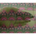thumbnail image 4 of oneOone Viscose Chiffon Fabric Leaves & Floral Block Print Fabric BTY 42 Inch Wide, 4 of 4