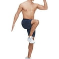 thumbnail image 6 of Mens Compression Running Shorts with Pocket, Athletic Gym Shorts Cool Dry Workout Underwear, Athletic Cool Dry Compression Shorts, Sports Performance Active Running Tights,  Navy L, 6 of 9