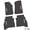 Black w/ Pink Insert, variant on Flextread Floor Mats for 20-24 Jeep Gladiator - Mopar Licensed Factory Fit - Black w/ Blue Willys Insert - 100% Made in USA