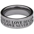 thumbnail image 4 of Family Love Tungsten Carbide Ring, 4 of 9