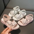 thumbnail image 7 of Girls Sandals,Children Shoes Summer Butterfly Sandals Shoes Love Decorative Thick Sole Sandals Soft Sole Comfortable Princess Sandals(Coloe:White,Size:2), 7 of 7