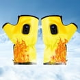 thumbnail image 6 of 10-Hour Heated Gloves for Men & Women Rechargeable - Waterproof Windproof Electric Hand Warmers with Touchscreen Fingertips for Outdoor Work, Skiing, Motorcycle, Hiking and Camping - Xuniizn, 6 of 6