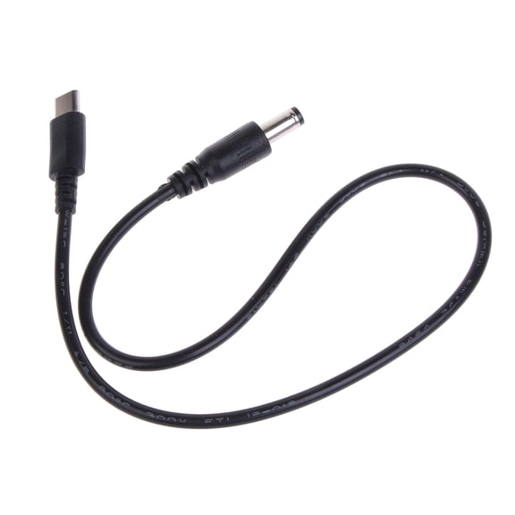 USB C Male To 5.5x2.1mm DC5521 Male Power Cable, USB 5V 3A Charging Cord For Speakers, LED Lights Power Supply
