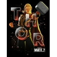 thumbnail image 2 of Junior's Marvel What if…? Thor  Graphic Tee Black Small, 2 of 3